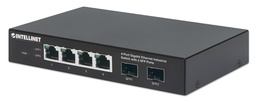 [508247] 4-Port Gigabit Ethernet Industrial Switch with 2 SFP Ports