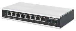 [508261] 8-Port Gigabit Ethernet PoE+ Industrial Switch with 2 SFP Ports