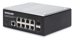 [508278] 8-Port Gigabit Ethernet PoE+ Layer 2+ Web-Managed Industrial Switch with 2 SFP Ports
