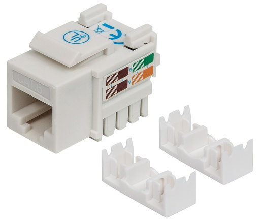 [210591] Cat6 Keystone Jack White