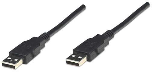 [306089] 6ft Black USB A Male - A Male Cable