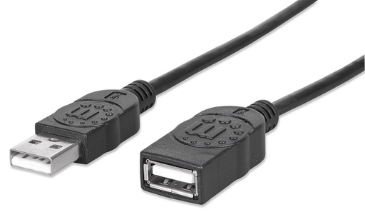 [393843] 6ft Black A Male - A Female USB Extension Cable