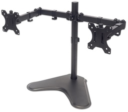 [461559] Universal Dual Monitor Stand with Double-Link Swing Arms