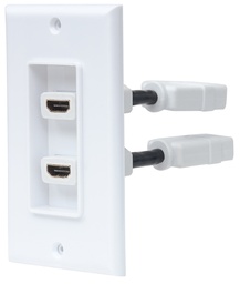 [771726] Two-Port HDMI Wallplate
